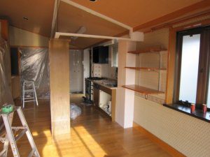 リフォーム前リビングの写真