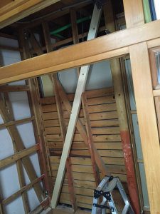 耐震リフォーム後（筋交い補強）の写真