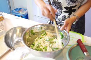 季節野菜の白和え