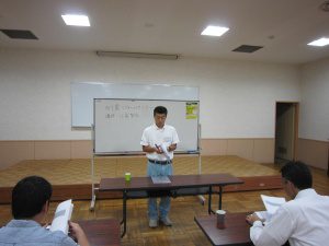 住まいの耐震リフォームセミナー講義中の写真４