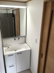 リフォーム後の洗面脱衣所