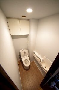 リフォーム後のトイレの全景