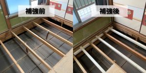 和室の畳下地補強（埼玉県川口市）